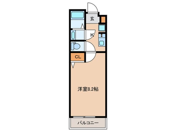 RESENCE CHIKUSAの物件間取画像